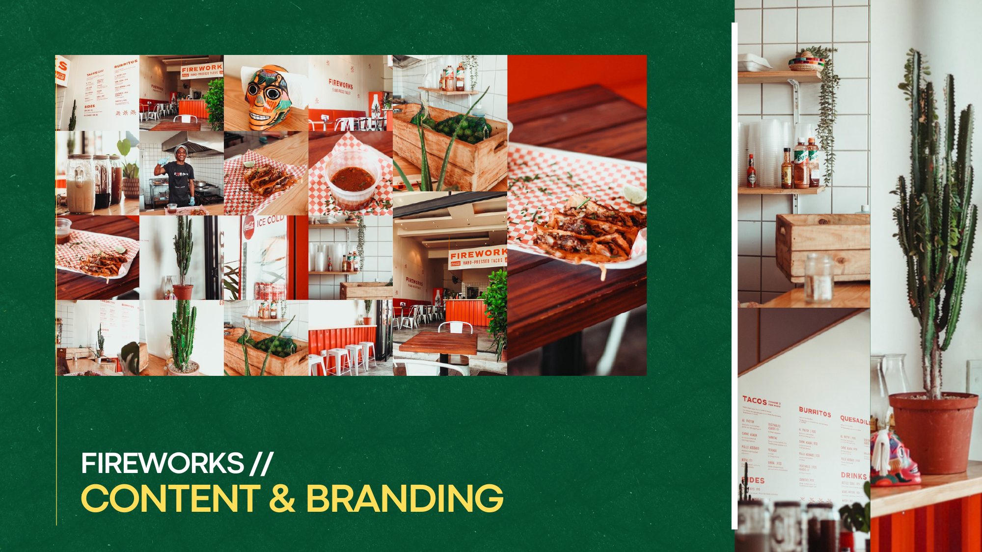 Fireworks — Content & Branding
